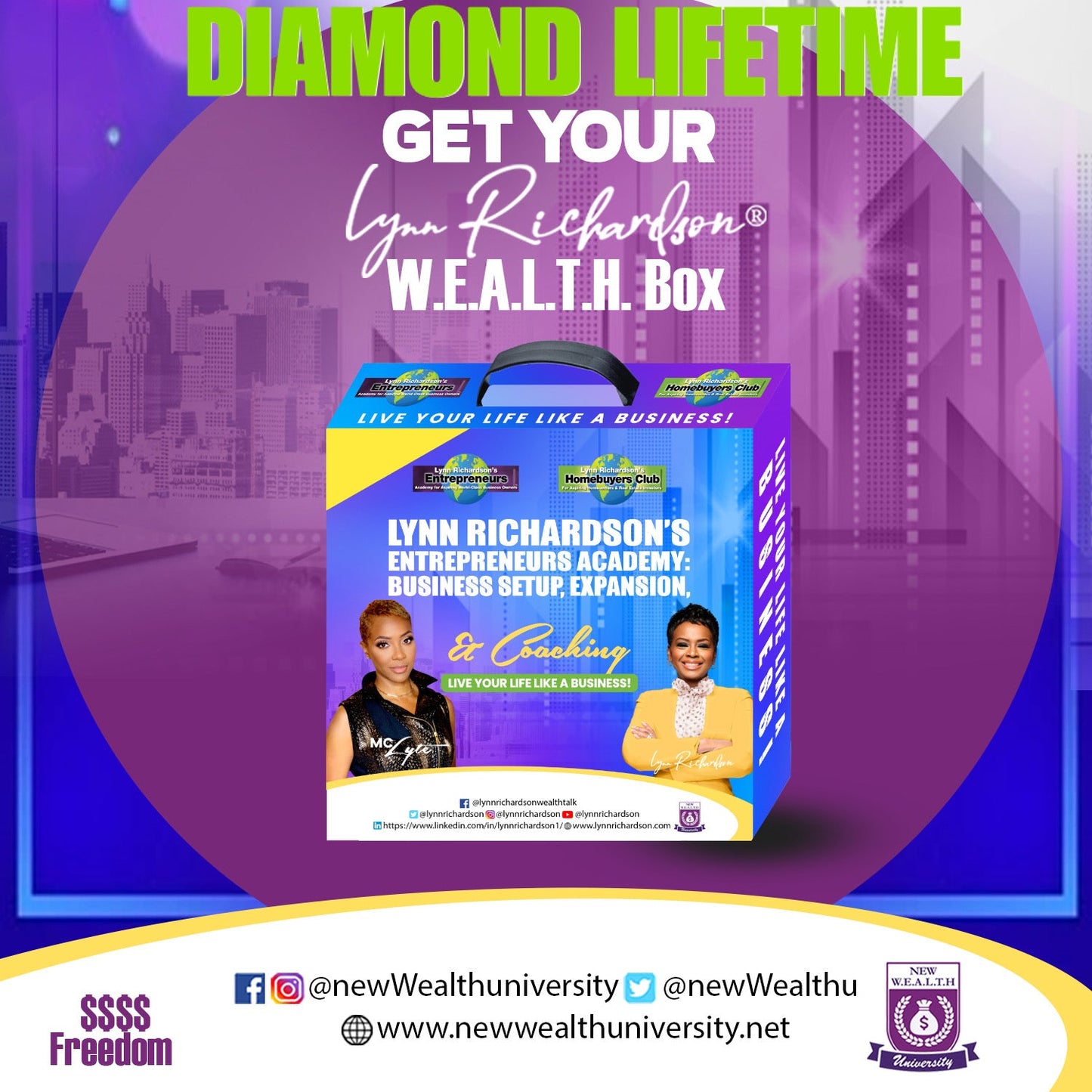 DIAMOND W.E.A.L.T.H. Ambassador Lifetime Membership 50% Off - Upgrade Credit from Platinum