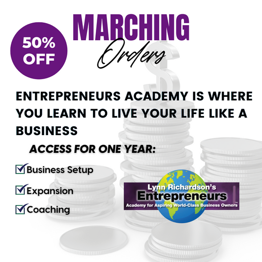 Discounted ANNUAL ENTREPRENEURS ACADEMY - 50% Off - only $399