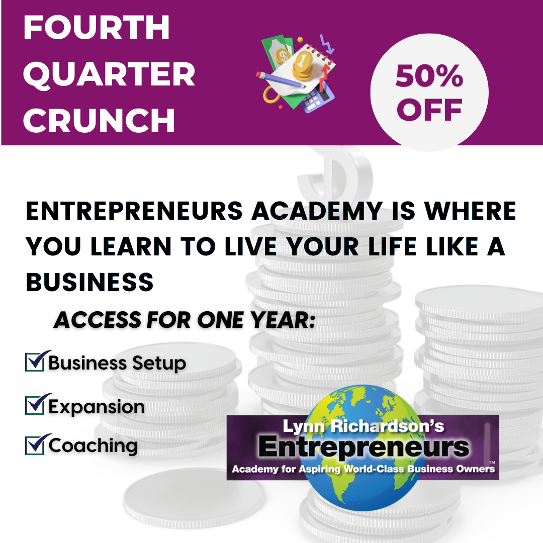 Discounted ANNUAL ENTREPRENEURS ACADEMY - 50% Off - only $399