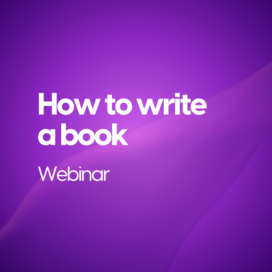 HOW TO WRITE A BOOK WEBINAR