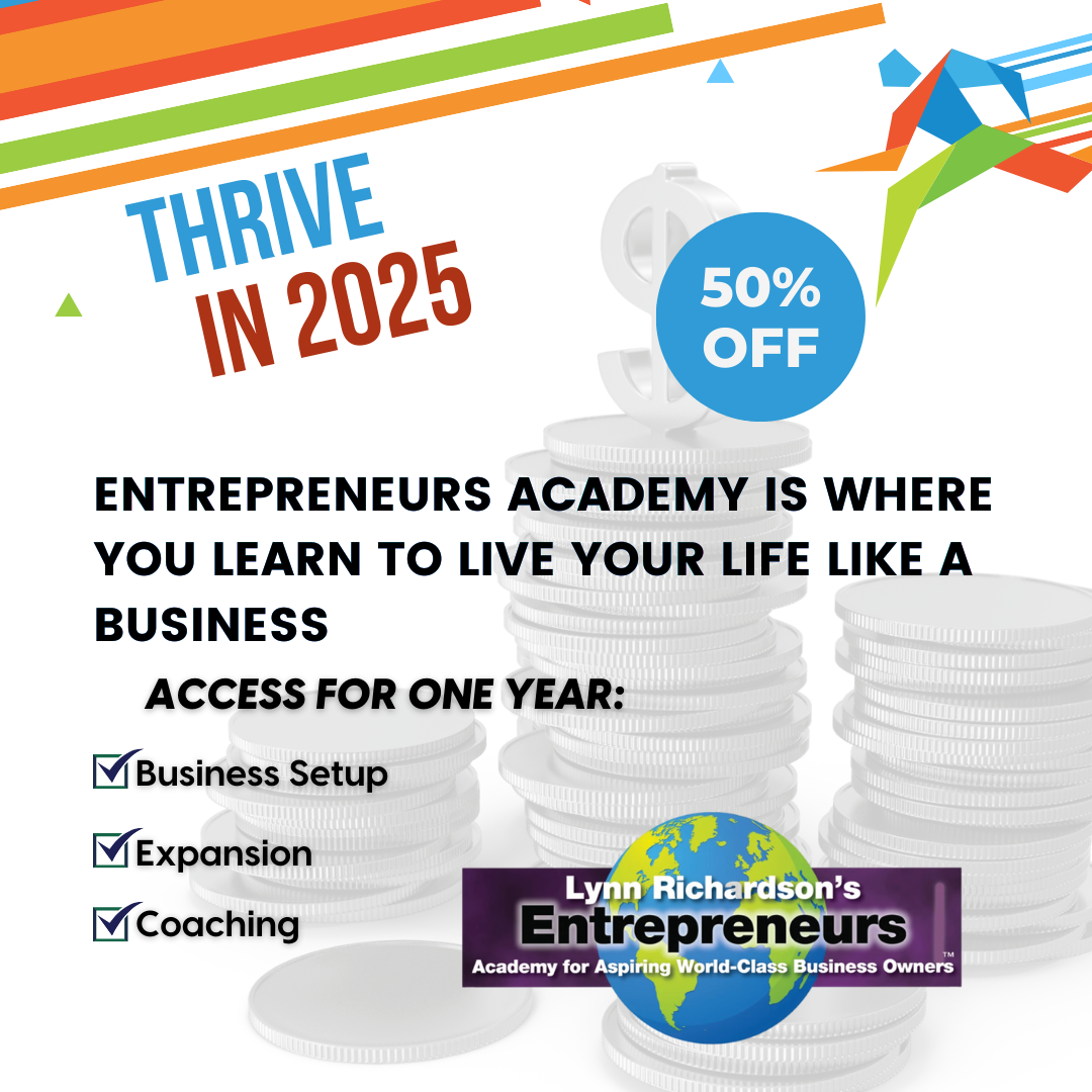 Discounted ANNUAL ENTREPRENEURS ACADEMY - 50% Off - only $399