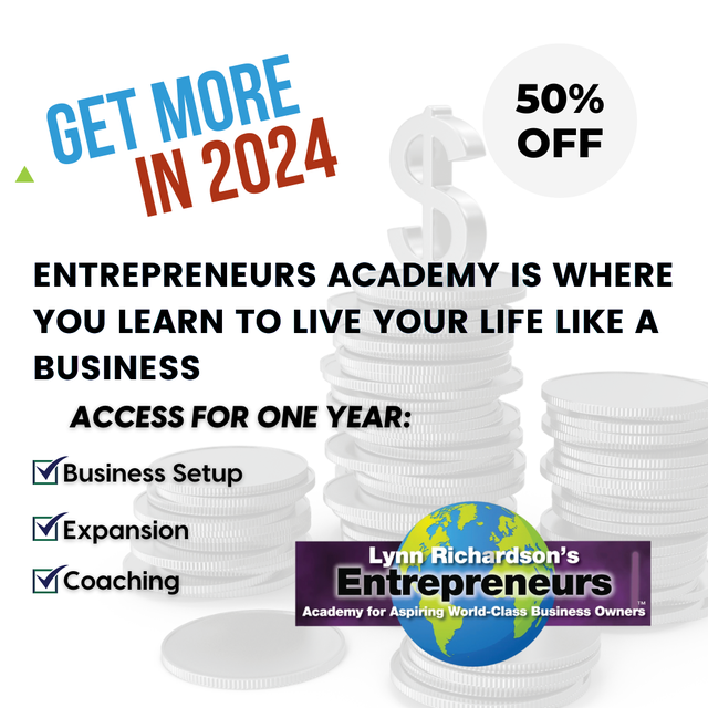 Discounted ANNUAL ENTREPRENEURS ACADEMY - 50% Off - only $399