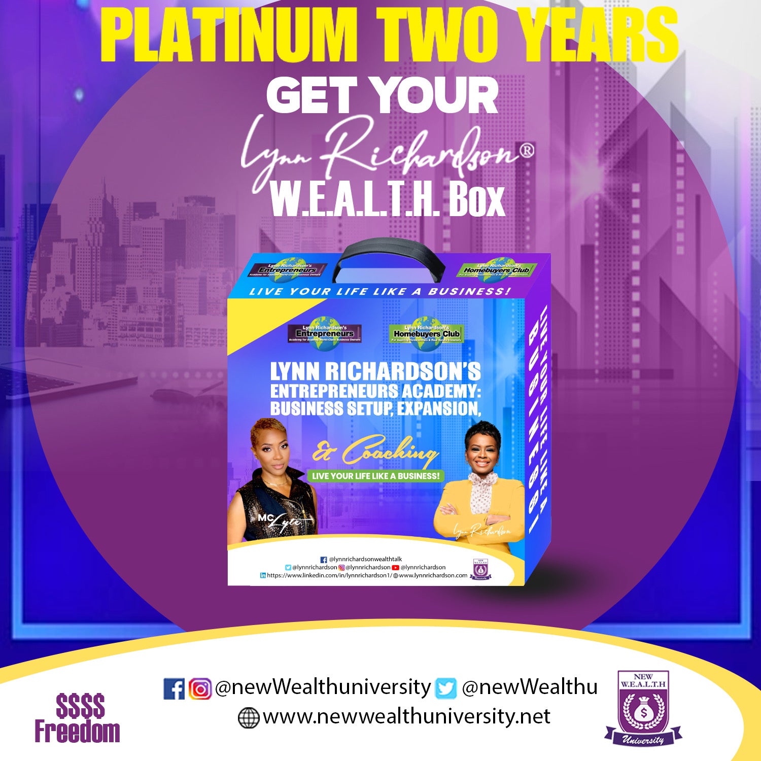 Discounted Platinum W.E.A.L.T.H. Ambassador for Two Years - 50% Off